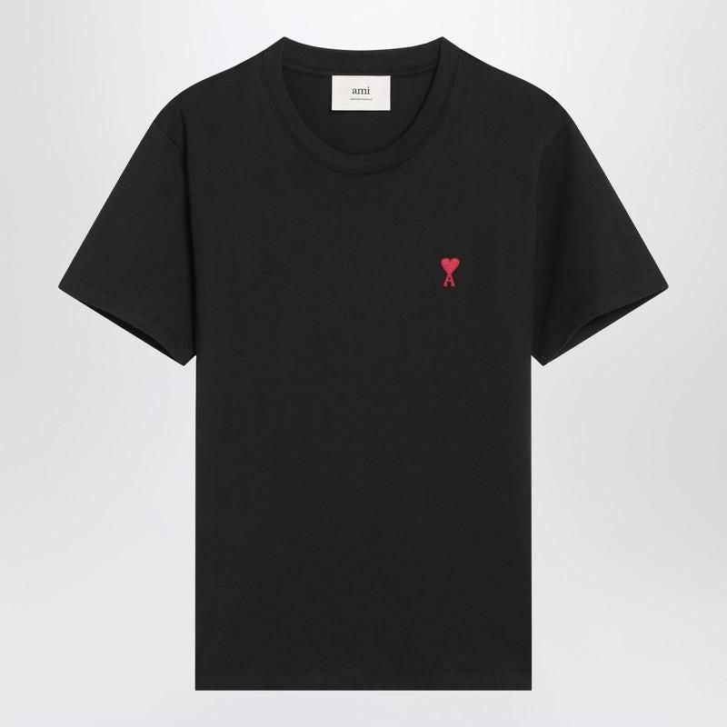 ★AMI★刺繍ロゴhalf t-shirts (KOREA EXCLUSIVE) ☆AMI☆刺繍ロゴhalf t-shirts (KOREA EXCLUSIVE) (AMI PARIS/T