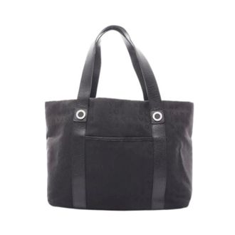 Bulgari Pre-owned Tote Bags, female, Black, Size: ONE SIZE Pre-owned Vintage Tote Bag