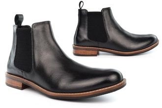 Generic Mens Leather Boots Mens Ankle Boots Size 6 Boys Boot Size 6 Real Leather Boot Pull On Sizes 6-12 Black 12 UK