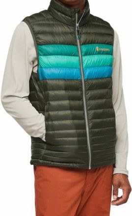 Cotopaxi Fuego Down Vest In Woods Stripes
