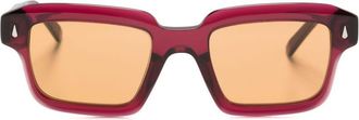 Retro Superfuture Giardino rectangle-frame sunglasses - women - Acetate - 50 - Purple