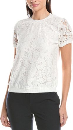 Tahari by ASL Tahari Asl Lace Front Top