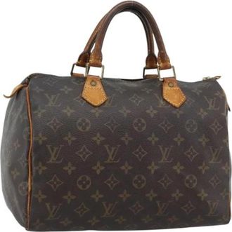 Louis Vuitton Pre-owned Speedy 30 Handtas - Dames - Vintage Handtas - Bruin - ONE Size - Leer - Vintage