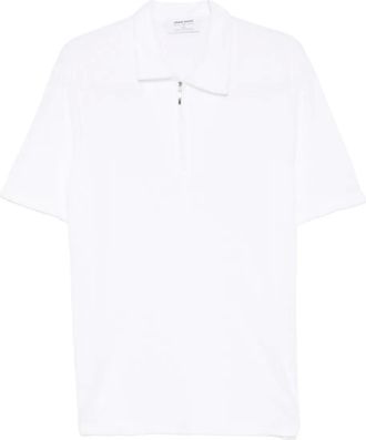 Gran Sasso Polo con zip - Bianco