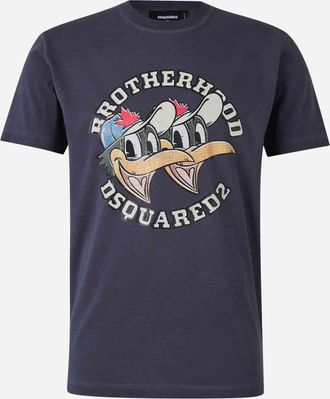 Dsquared2 Brothers Cotton T-Shirt