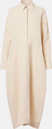 Jil Sander Oversized linen shirt dress