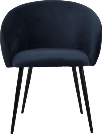Libra Interiors Langley Dining Chair in Royal Blue Velvet