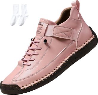 Generic Comfort Wear Orthopedic Shoes, Women Men Orthopedic Support Handmade Leather Shoes, Soft Comfort Orthopedics Support, Slip On Flat Loafers (P5,46)