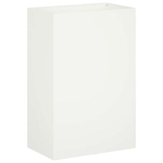 vidaXL Macetero De Jard&iacute;n Blanco 40 X 30 X 75 Cm Vidaxl