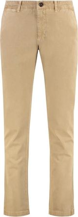Moorer Chino broek met achterzakken - Heren - Chinos - Beige - 2XL - Katoen - Broeken