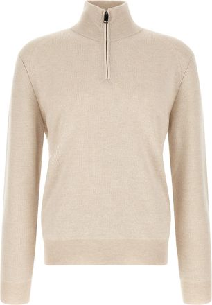 Brioni Beige Cashmere Mens Sweatshirt