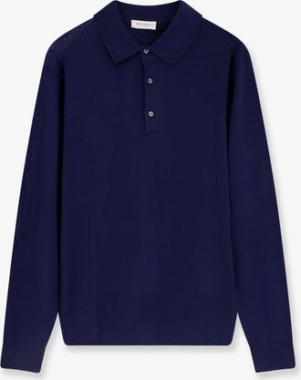 Bramani Cashmere Wool polo sweater - BRAMANI CASHMERE - gender_Man