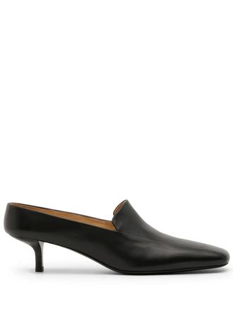 Marsèll Spazzola brushed-leather mules - Black