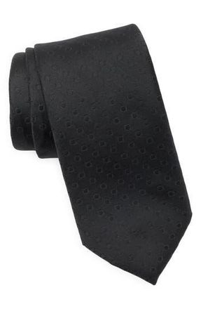 Nordstrom Rack Hampton Dot Jacquard Tie in Black at Nordstrom Rack