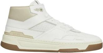 HUGO BOSS Sneakers - Heren - Sneakers - Wit - 41 EU - Leer - Schoenen