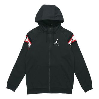 Nike Jordan Air Jordan Jumpman Athleisure Casual Sports Hooded Jacket Black AR2249-010