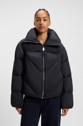 HUGO BOSS Steppjacke »Padilena Premium Damenmode« Regular Fit mit Stehkragen, gefütterte Taschen