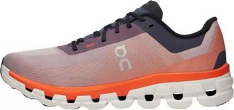 On Mens Cloudflow 4 Running Shoes Sneakers, Quartz - Flame, 11