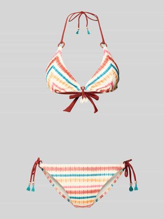Banana Moon Banana Moon Bikini mit wattierten Cups und seitlicher Schn&uuml;rung in Offwhite, Gr&ouml;&szlig;e XL