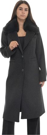 Guess Dames, Mantels, Zwart, Maat: M Wol