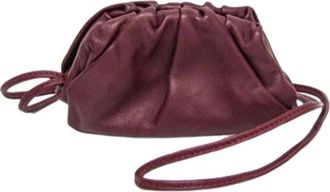 Bottega Veneta Pre-owned The Pouch - Dames - Vintage Mini Tas - Rood - ONE Size - Leer - Vintage
