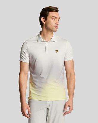 Lyle & Scott Gradient Polo Shirt in White at Nordstrom, Size Xx-Large