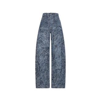 Giuseppe Di Morabito Wide Jeans - Dames - Jeans - Blauw - Maat: XS Katoen