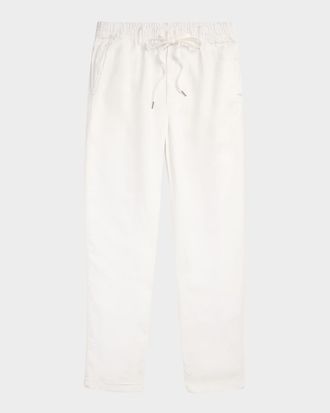 Polo Ralph Lauren Men & apos;s Prepster Slim Tapered Linen Pants