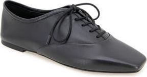Kenneth Cole Justice Square Toe Oxford in Black Leather at Nordstrom Rack, Size 8.5