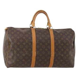 Louis Vuitton Pre-owned Weekend Bags, female, Brown, Size: ONE SIZE Pre-owned Boston Bag