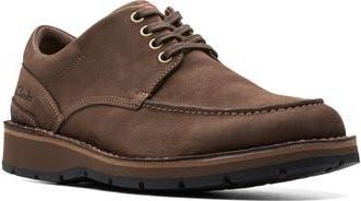 Clarks Gravelle Low Moc Toe Derby in Dark Brown Nub at Nordstrom Rack, Size 10.5