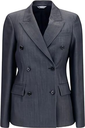 Balenciaga Blazers - Dames - Blazers - Blauw - XS - Jassen