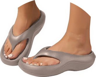 Generic Pillow Arch Support Flip Flops Womens Orthopedic Flip Flops with Arch Support Plantar Fasciitis Walking Recovery Sandals Corrective Sports Sandal Open