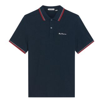 Ben Sherman Heren Signature Pique Poloshirt (Donkerblauw)