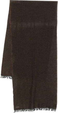 Canali Sciarpa con frange - Marrone