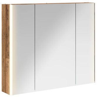 vidaXL Armario Con Espejo De Ba&ntilde;o Madera Vieja 83,5 X 15,5 X 70 Cm Vidaxl