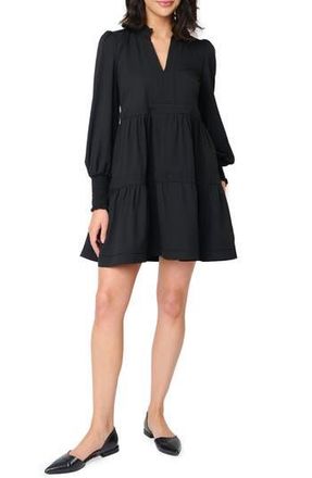 Gibsonlook Long Sleeve Minidress in Black at Nordstrom Rack, Size Xx-Small