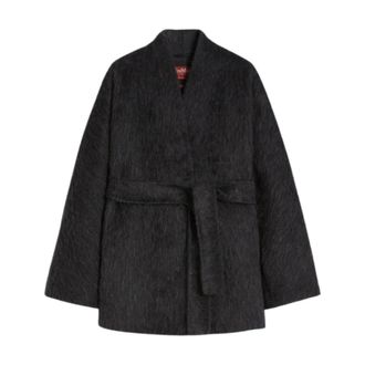 Max Mara Mujer, Abrigos, Negro, Talla: S