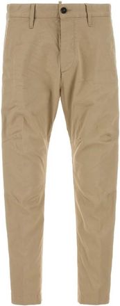 Dsquared2 Beige Cotton Trouser