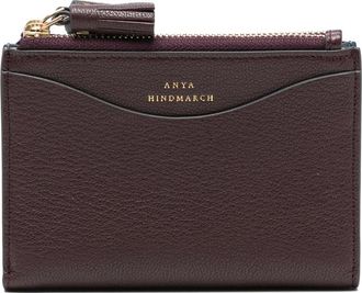 Anya Hindmarch Peeping-eyes Double-zip Leather Wallet