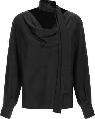 Max Mara Fiocchi Blouse - Dames - Blouses - Zwart - S - Overhemden