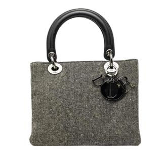 Dior Pre-owned Lady Dior - Dames - Vintage Handtas - Grijs - ONE Size - Leer - Vintage
