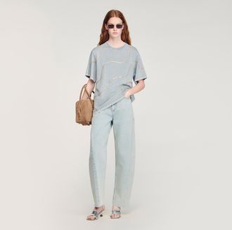 Sandro Rhinestone T-shirt