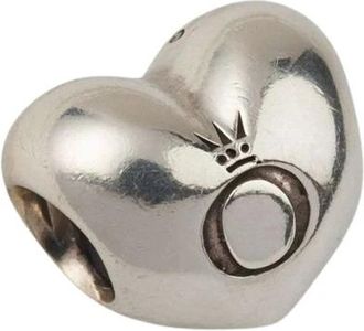 Pandora Zilver Gouden Hart Pijl Bedel - Dames - Sieraden - Grijs - ONE Size - Accessoires