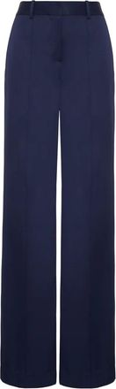 Adam Lippes Pantaloni dritti in lana - Blu