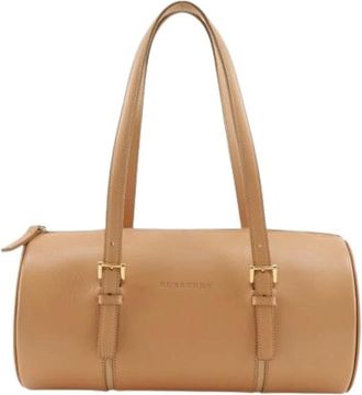 Burberry Pre-owned Handbags, female, Beige, Size: ONE SIZE Pre-owned Tote Bag