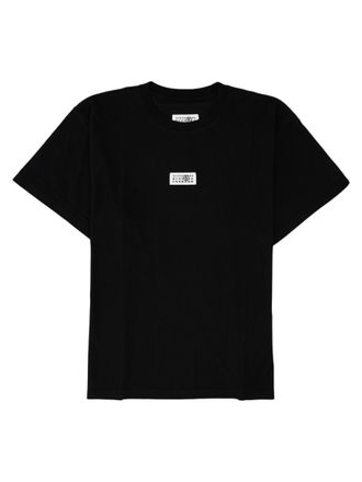 Maison Margiela Short-Sleeve Minimalist Black Cotton T-Shirt
