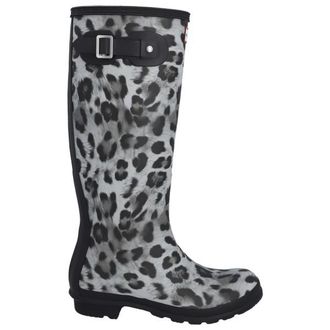 Hunter Original Tall Insulated Snow Leopard Boot Winterschuhe f&uuml;r Damen | grau