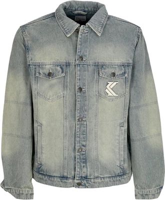 Karl Kani Jacket Jeans - Heren - Spijkerjassen - Blauw - L - Katoen - Jassen