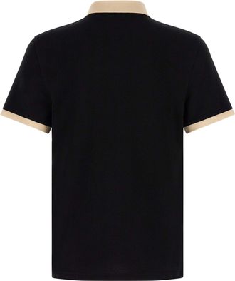 Valentino Garavani Mens Bicolor Cotton Polo Shirt